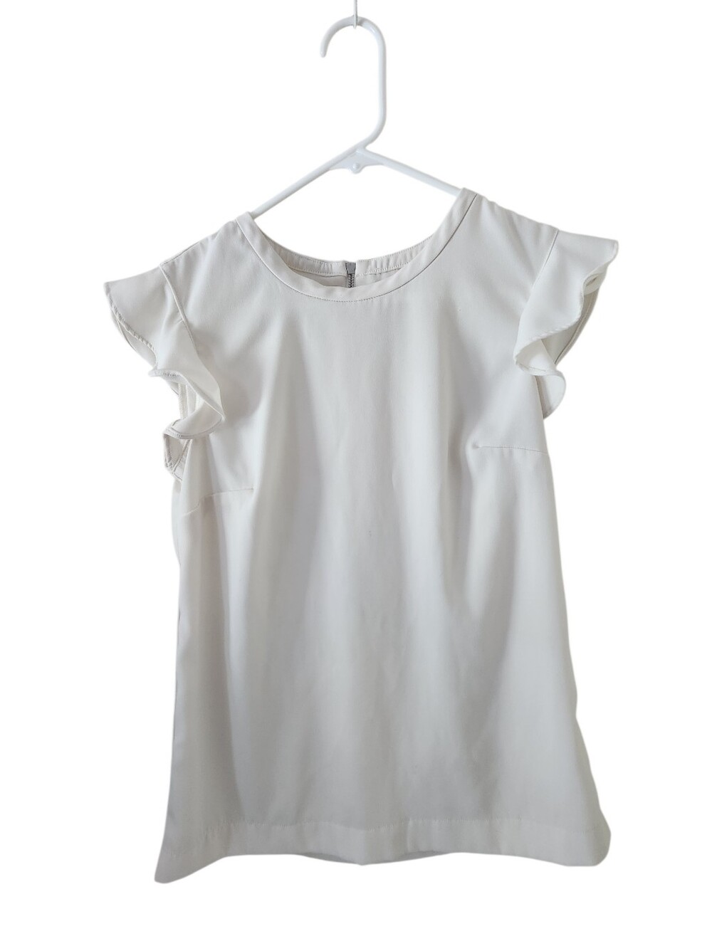 J Crew Ruffled Sleeve Top